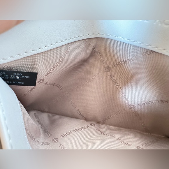 Michael Kors Jet Set Fulton Large Flap Continental Wallet Optic White - Picture 8 of 8